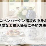 ロイヤルコペンハーゲン福袋2026の中身ネタバレ！高島屋など購入場所に予約方法も！