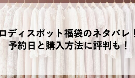 ロディスポット福袋2026のネタバレ！予約日と購入方法に評判も！