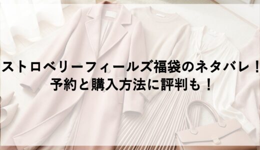 ストロベリーフィールズ福袋2026のネタバレ！予約と購入方法に評判も！